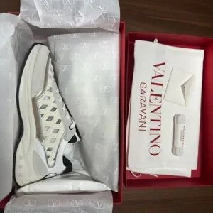 VALENTINO スニーカー READY GO RUNNER VALENTINO GARAVANI Suede Neoprene Mesh Womens Ready Go